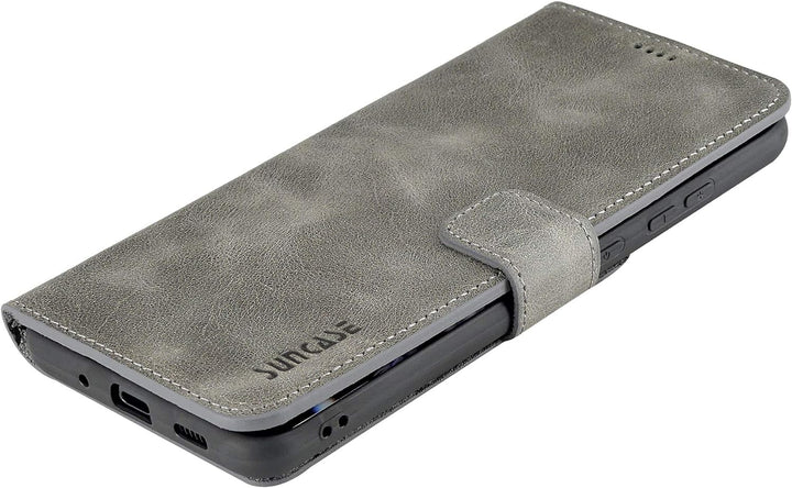 Suncase Book-Style Hülle kompatibel mit Samsung Galaxy S20 Plus Leder Tasche (Slim-Fit) Lederhülle H
