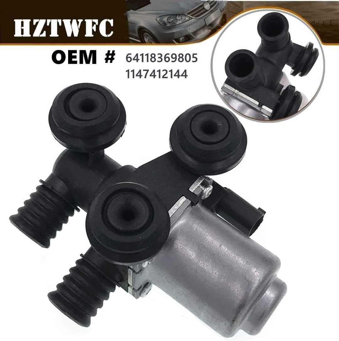 HZTWFC Heizungssteuerungs-Wasserventil OEM # 64118369805 1147412144 für E39 E46 E83 X3 325i 330i 325