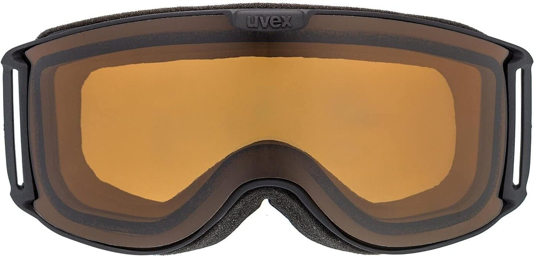 Uvex Unisex Skyper P Skibrille (1er Pack) Einheitsgrösse black met mat/brown-clear, Einheitsgrösse b