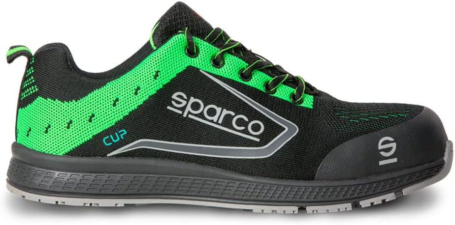 Sparco Unisex Cup Industrial Shoe, Black, 40 EU