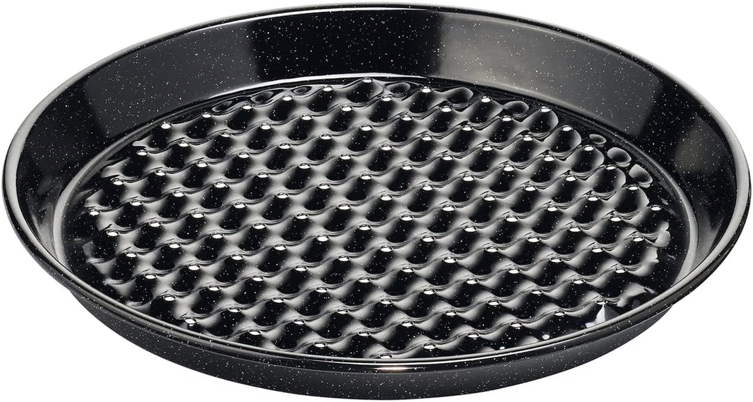 Riess, 0400-022, Grilltasse rund, Boden gelocht, CLASSIC - SPEZIALARTIKEL, Durchmesser 32 cm, Höhe 3