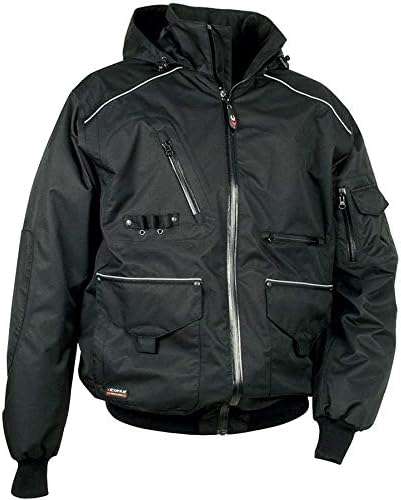 Cofra V091-0-05.Z62 Arbeitsjacke "Motor", schwarz, Grösse 62 Schwarz 62, Schwarz 62
