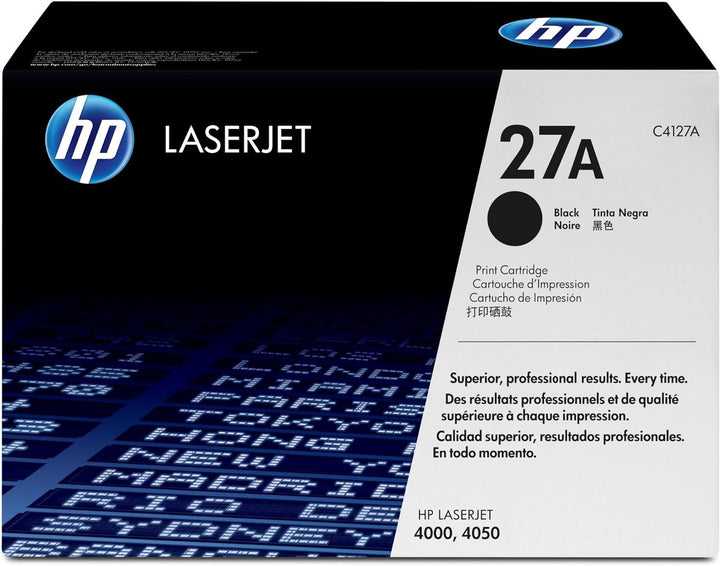 HP 27A Schwarz Original LaserJet Tonerkartusche, Schwarz