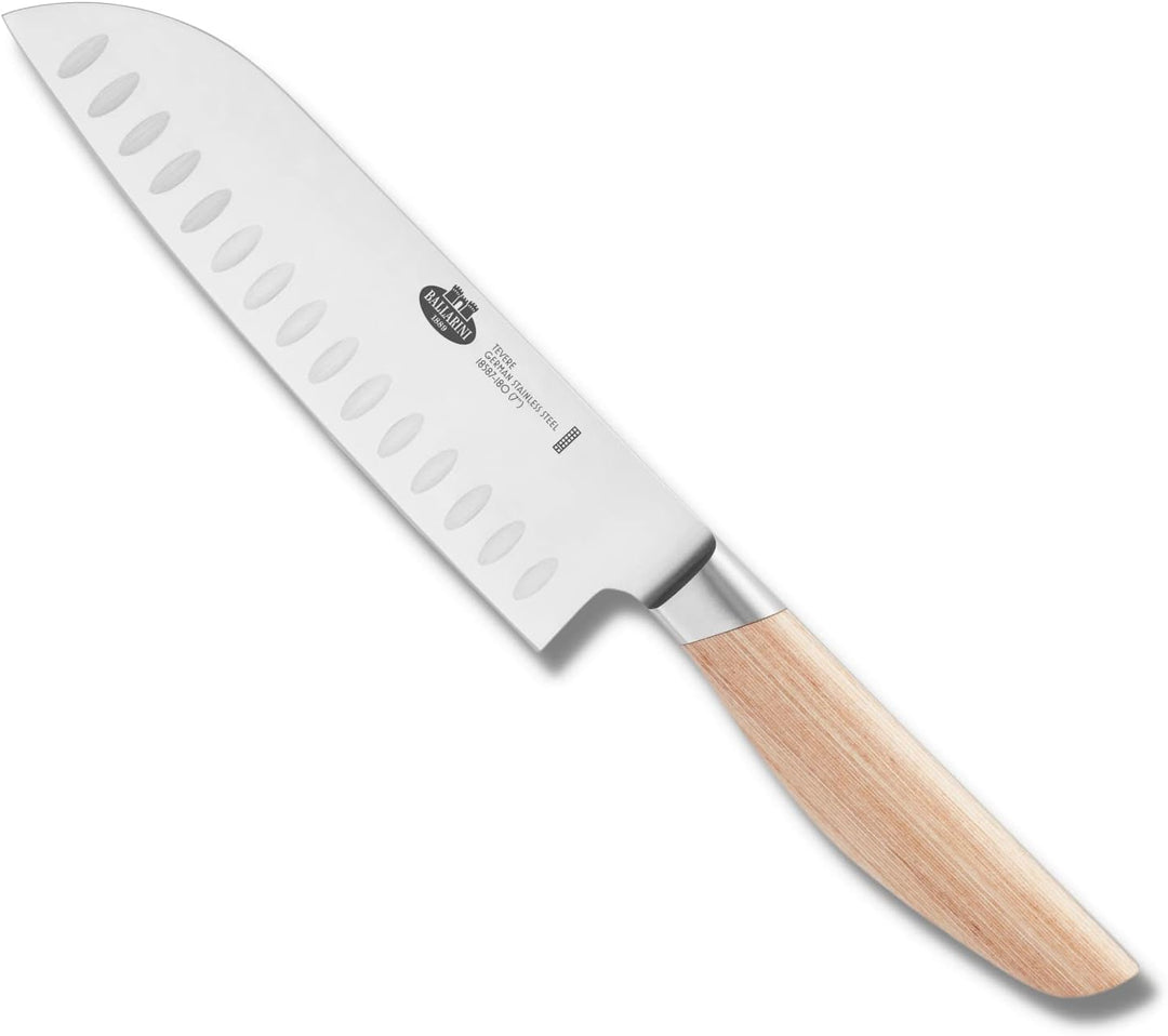 Ballarini Santokumesser Tevere Pakkaholz, Klinge 18 cm