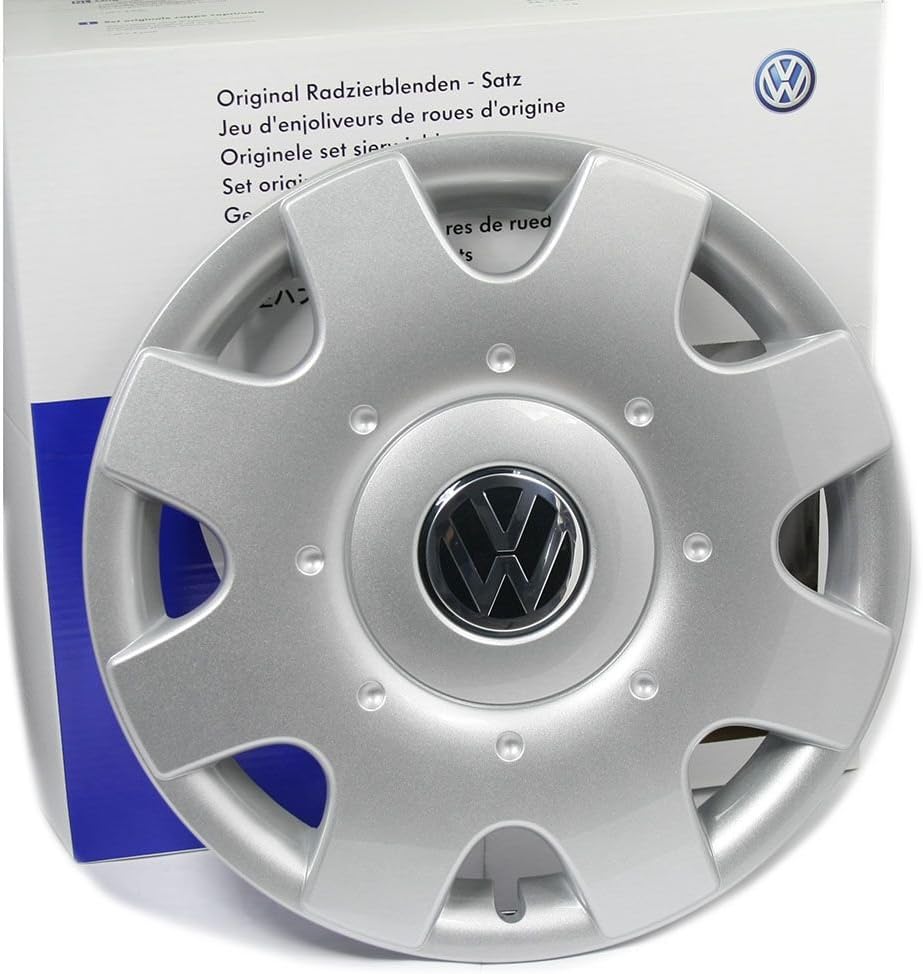 Original VW Radkappen (4 Stück) Komplettsatz 16 Zoll Radzierblenden Golf Touran Jetta Sportsvan Cadd