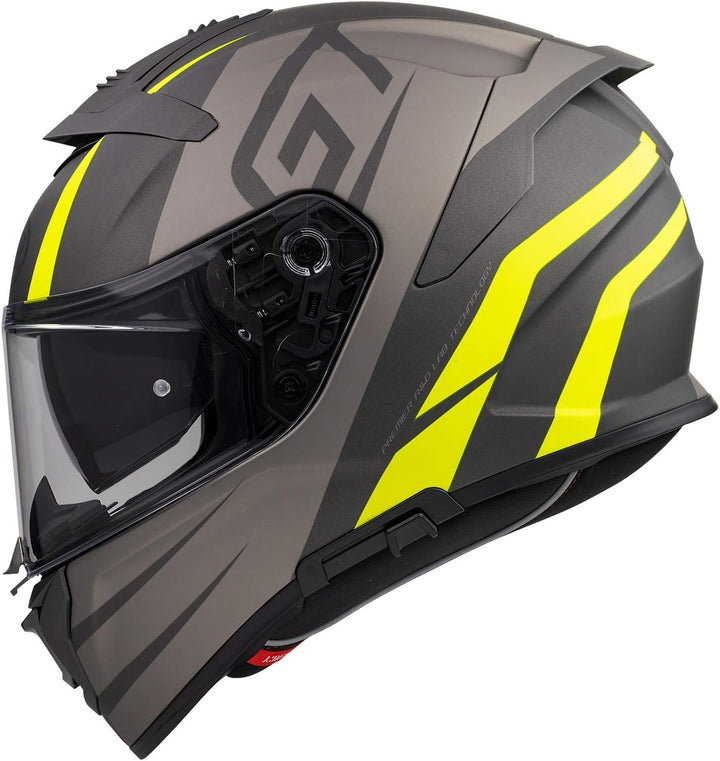 Premier HELM DEVIL GT Y BM,SCHWARZ/GRAU/GELB,M M (57/58) SCHWARZ / GRAU / GELB, M (57/58) SCHWARZ /