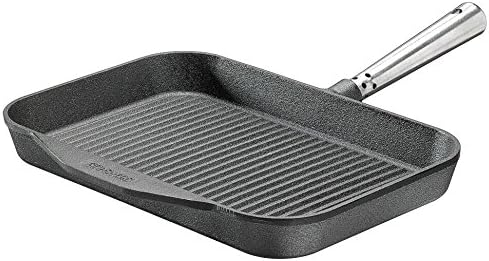 SKEPPSHULT Grillpfanne, Cut Iron, Black, 32x22 cm