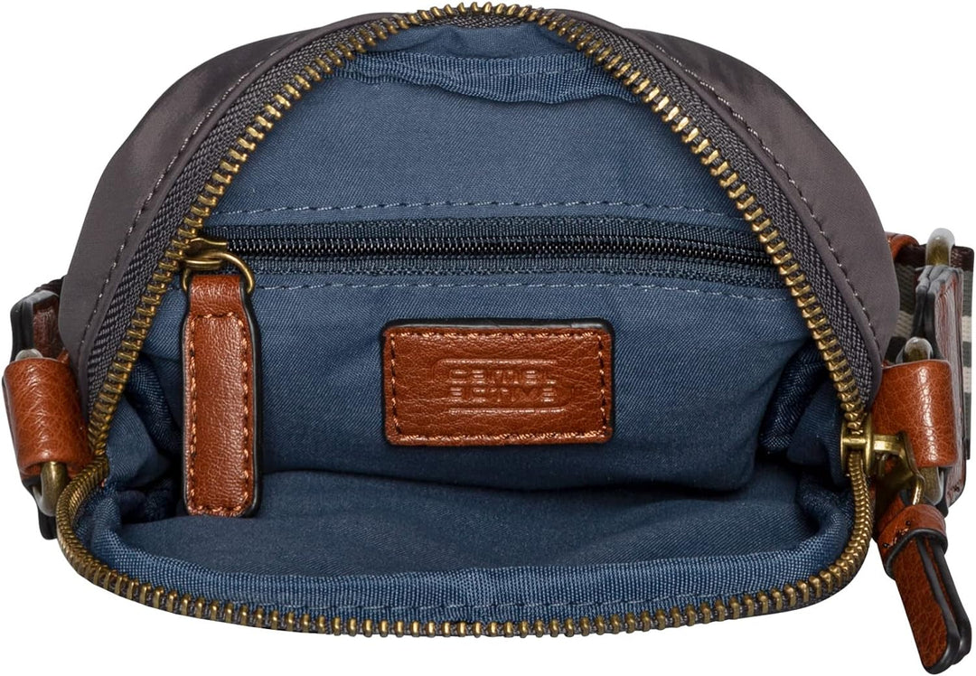 camel active bags Bari Damen Handytasche Umhängetasche Klein Grau Dark Grey 14x2,5x20, Dark Grey 14x