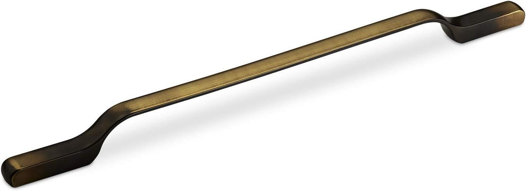 10 Stück Möbelgriffe SW46 BA 256/320 mm Altmessingoptik Schubladengriffe Schubkastengriffe Schrankgr