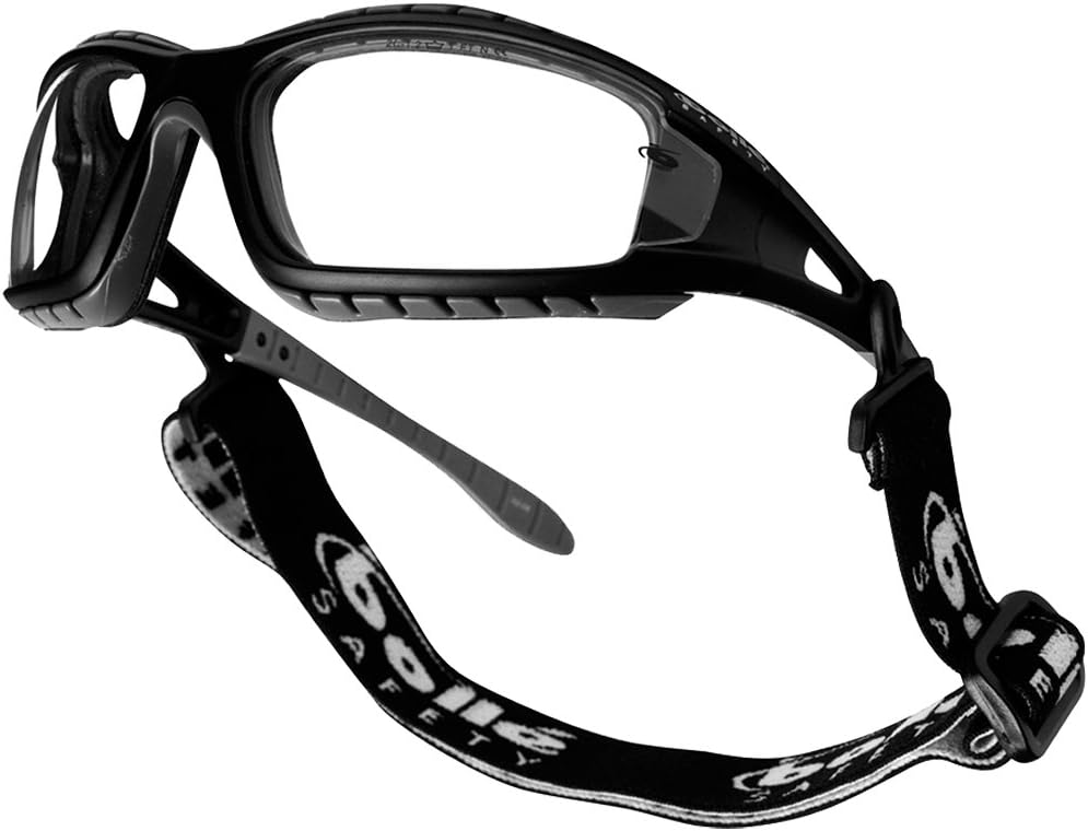 Bolle Tracker Brille Klar Schwarz Rahmen