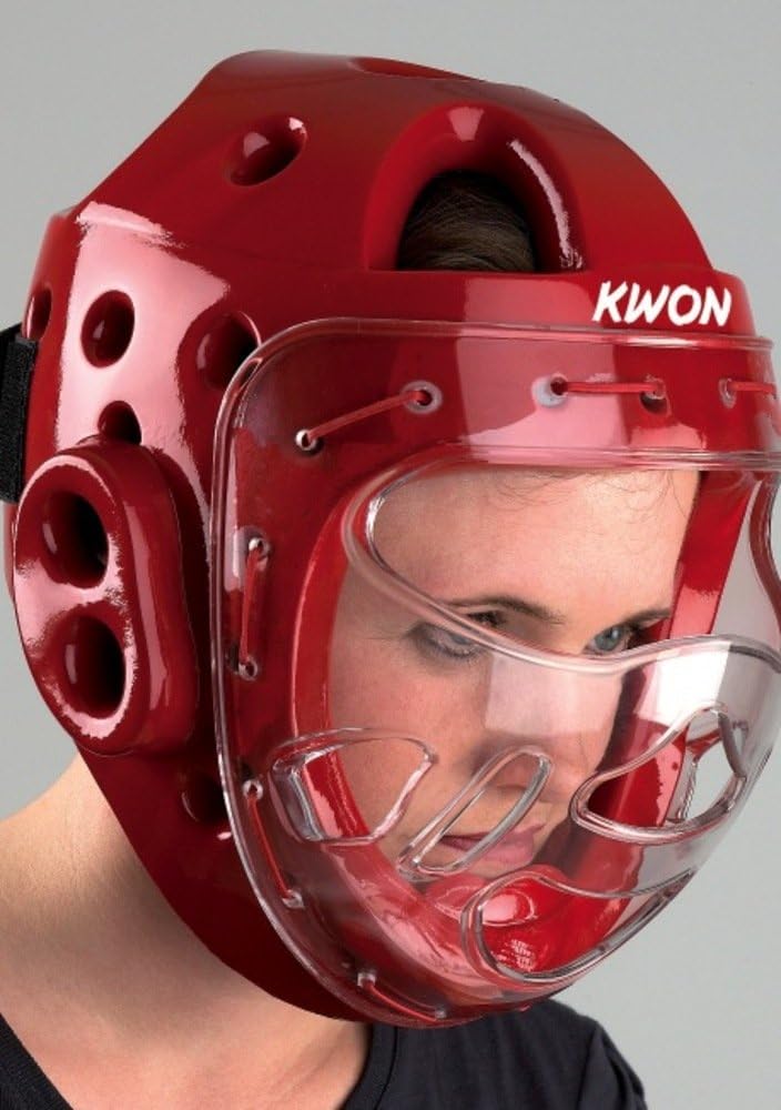 KWON Kopfschutz KSL mit Maske CE S weiss