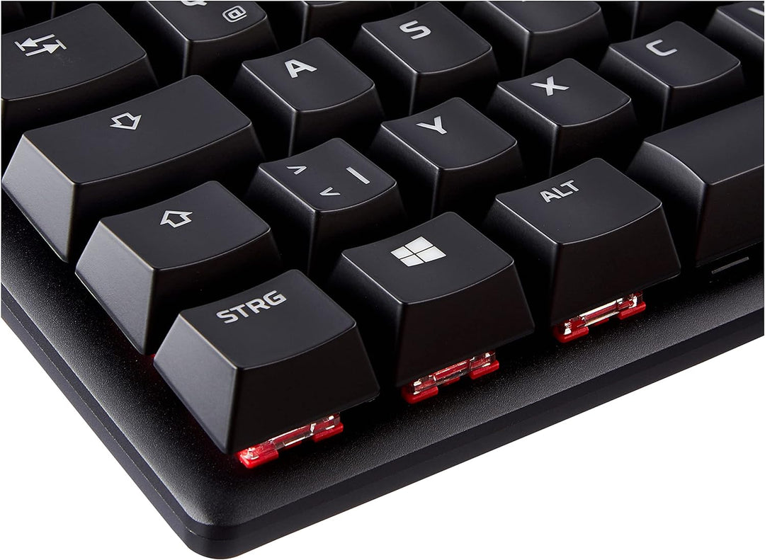 HyperX HX-KB6RDX-DE Alloy Origins, RGB Mechanische Gaming Tastatur, Red switches (QWERTZ deutsches L
