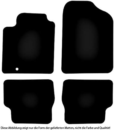 Bär-AfC Auto Fussmatten Exclusive Line passend für Toyota Celica T23 1999-2005, Autoteppiche Velours