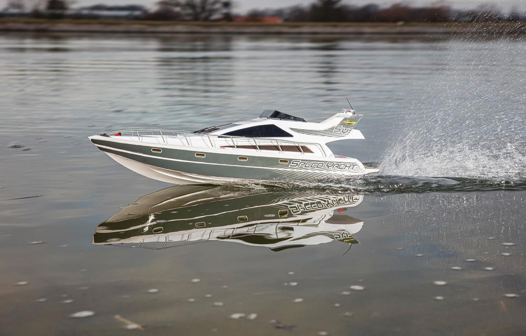 Carson 500108045 Speed Yacht 2.4G 100% RTR - Ferngesteuertes Boot, RC Boot, Ferngesteuertes Boot für