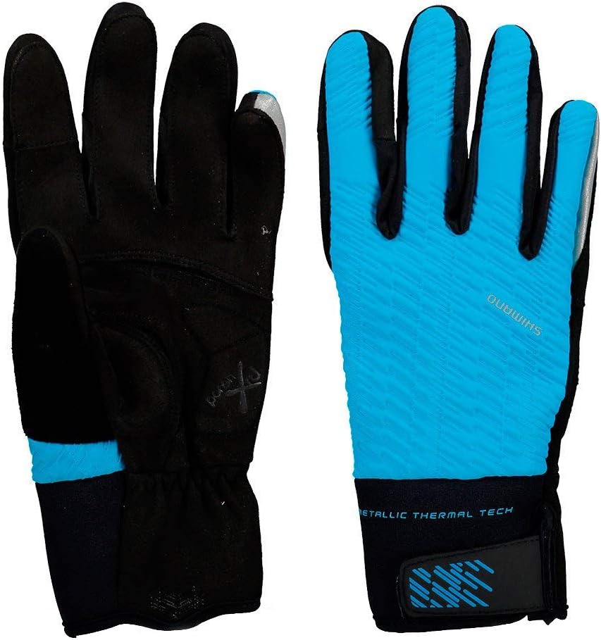 SHIMANO Guantes Sh Windstopper Handschuhe L blau, L blau