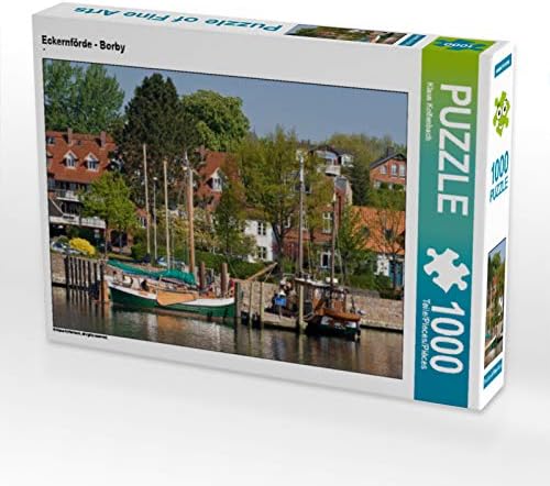 CALVENDO Puzzle Eckernförde - Borby 1000 Teile Lege-Grösse 64 x 48 cm Foto-Puzzle Bild von Klaus Kol