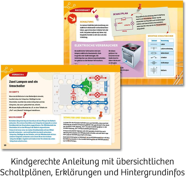 KOSMOS 620530 Easy Elektro - Light. Erste elektrische Stromkreise erstellen. Spielerisch die Elektri