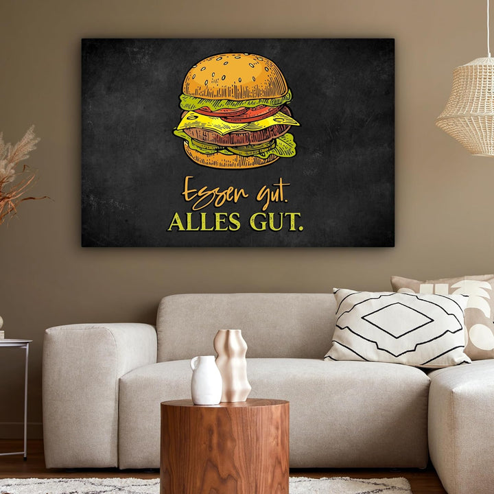 MuchoWow© Wandbilder Gross 120x80 cm XXL Schlafzimmer Home Deko Wohnung Bild Wohnzimmer Fotoleinwand