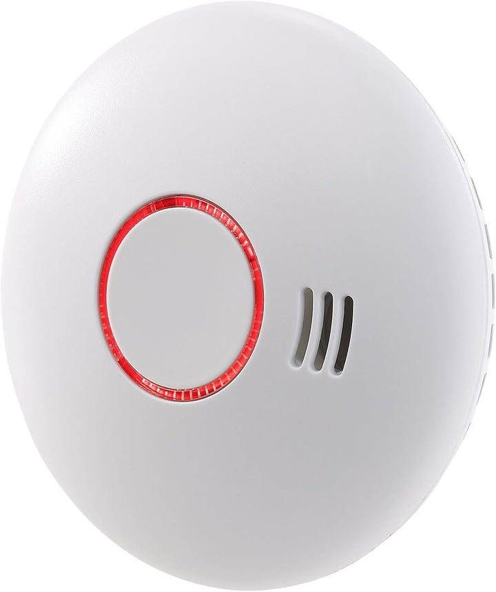 VisorTech Rauchmelder Vernetzbar: Vernetzbarer Funk-Hitze- & Rauchwarnmelder RWM-460.f, 85 dB, 10er-