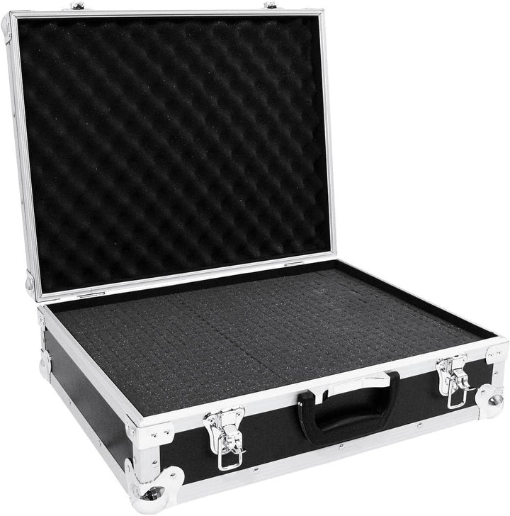 ROADINGER Universal-Koffer-Case FOAM GR-1 schwarz | Flightcase mit flexibler Schaumstoffeinlage, 480