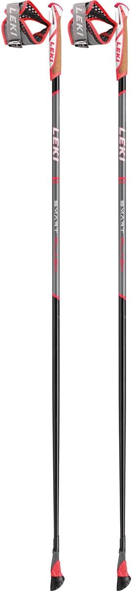 LEKI Smart Flash Stöcke 115cm schwarz-rot-weiss, 115cm schwarz-rot-weiss