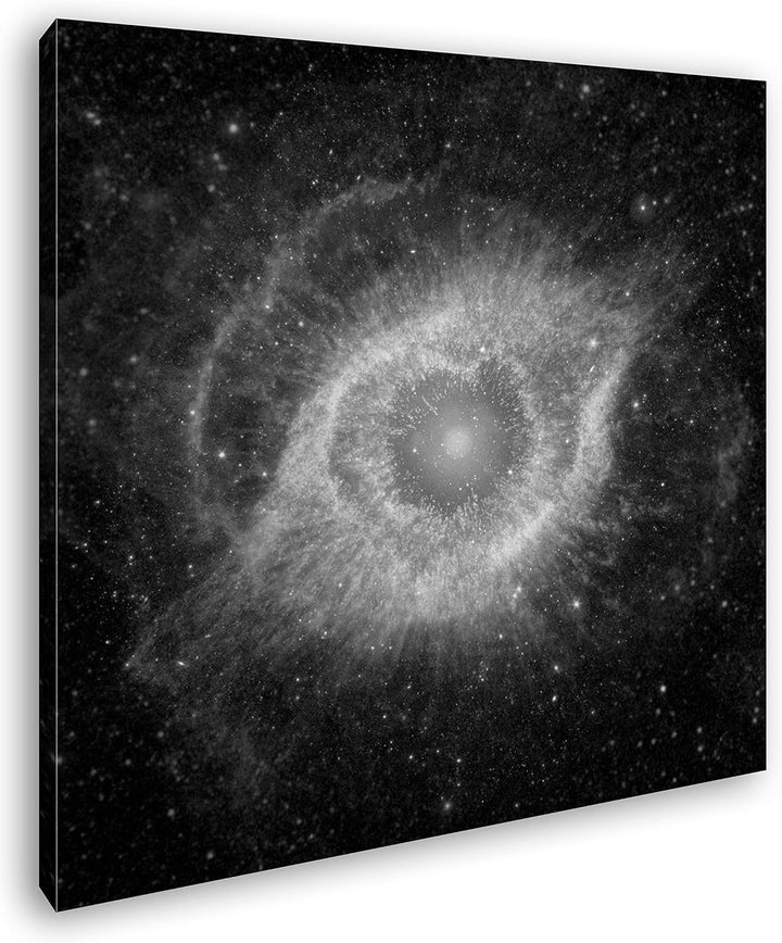 deyoli Überreste Einer Supernova Format: 70x70 Effekt: Schwarz&Weiss als Leinwandbild, Motiv fertig