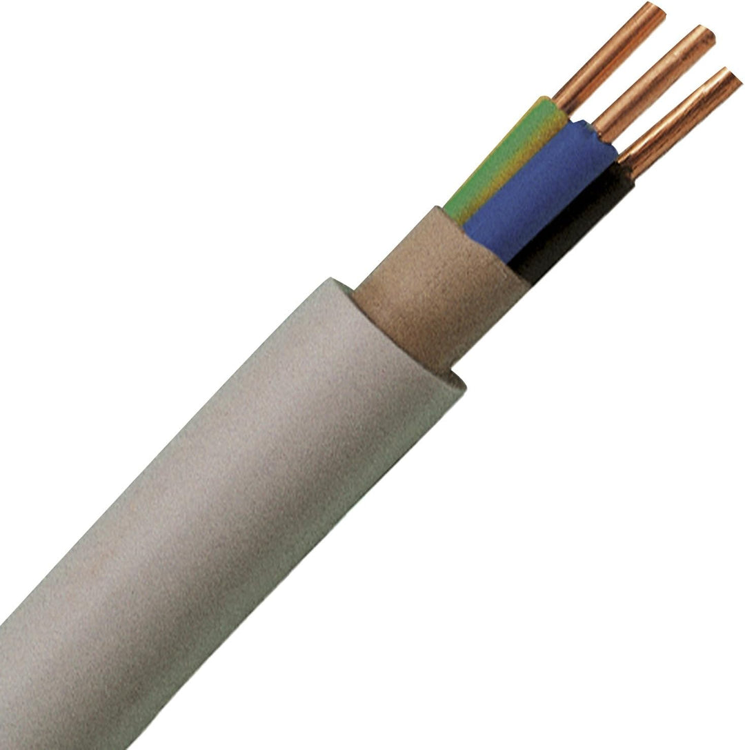 Kopp 153125003 Mantel-Leitung NYM-J, 3 x 2.5 mm², 25 m, grau 25 m-Ring Single, 25 m-Ring Single