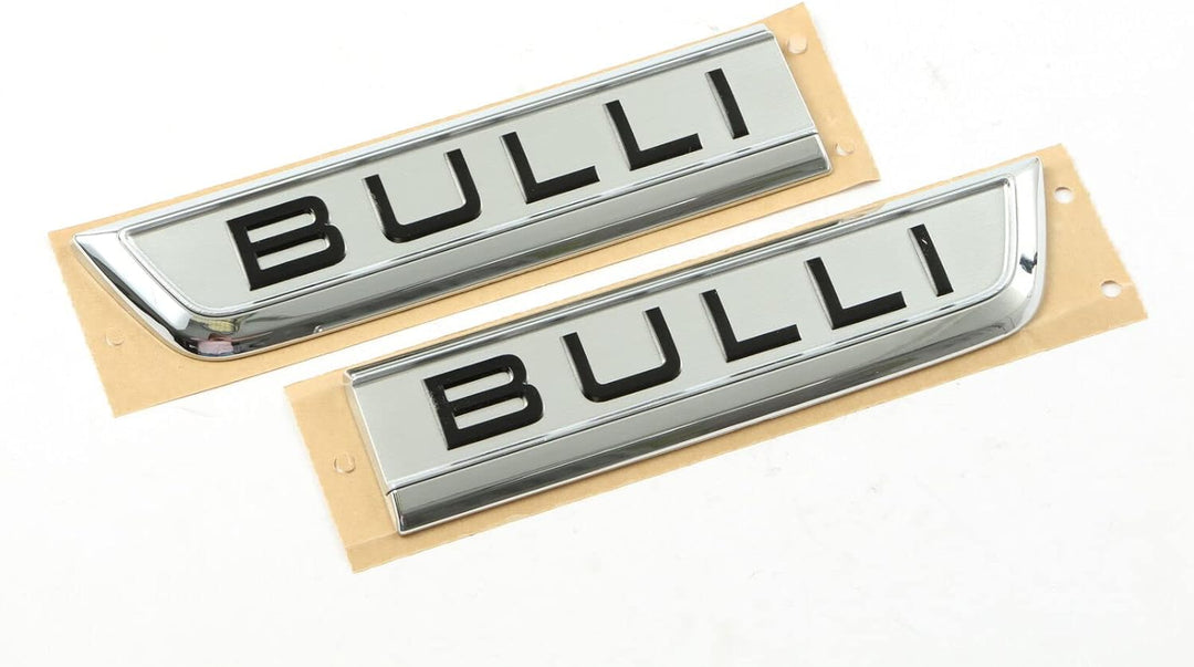 Ford Original VW T6 Transporter Bulli Schriftzug Set Kotflügel Tür Emblem Alu matt