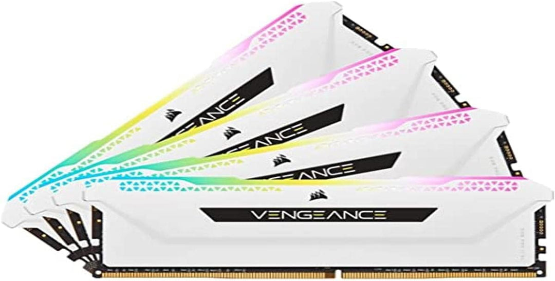 Corsair Vengeance RGB PRO SL 64GB (4x16GB) DDR4 3200 (PC4-25600) C16 1.35V - White