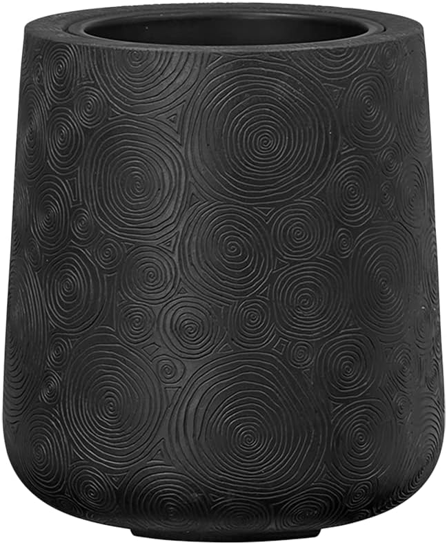 POETIC Pflanzgefäss MAHENO rund 57 Smoke Black