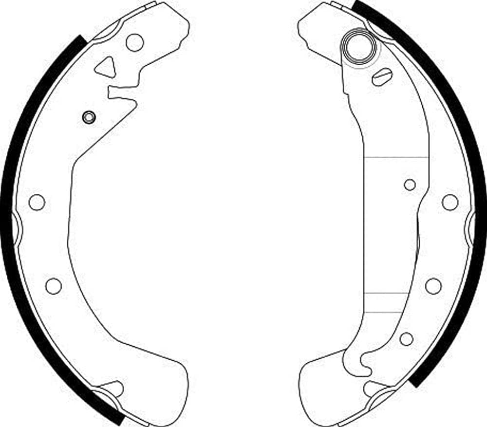 HELLA PAGID 8DB 355 003-011 Bremsbackensatz - H9905 - für u.a. TOYOTA