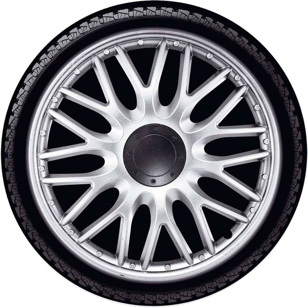 Satz J-Tec Radzierblenden Orden 16-Zoll Silber 16-inch Silber, 16-inch Silber