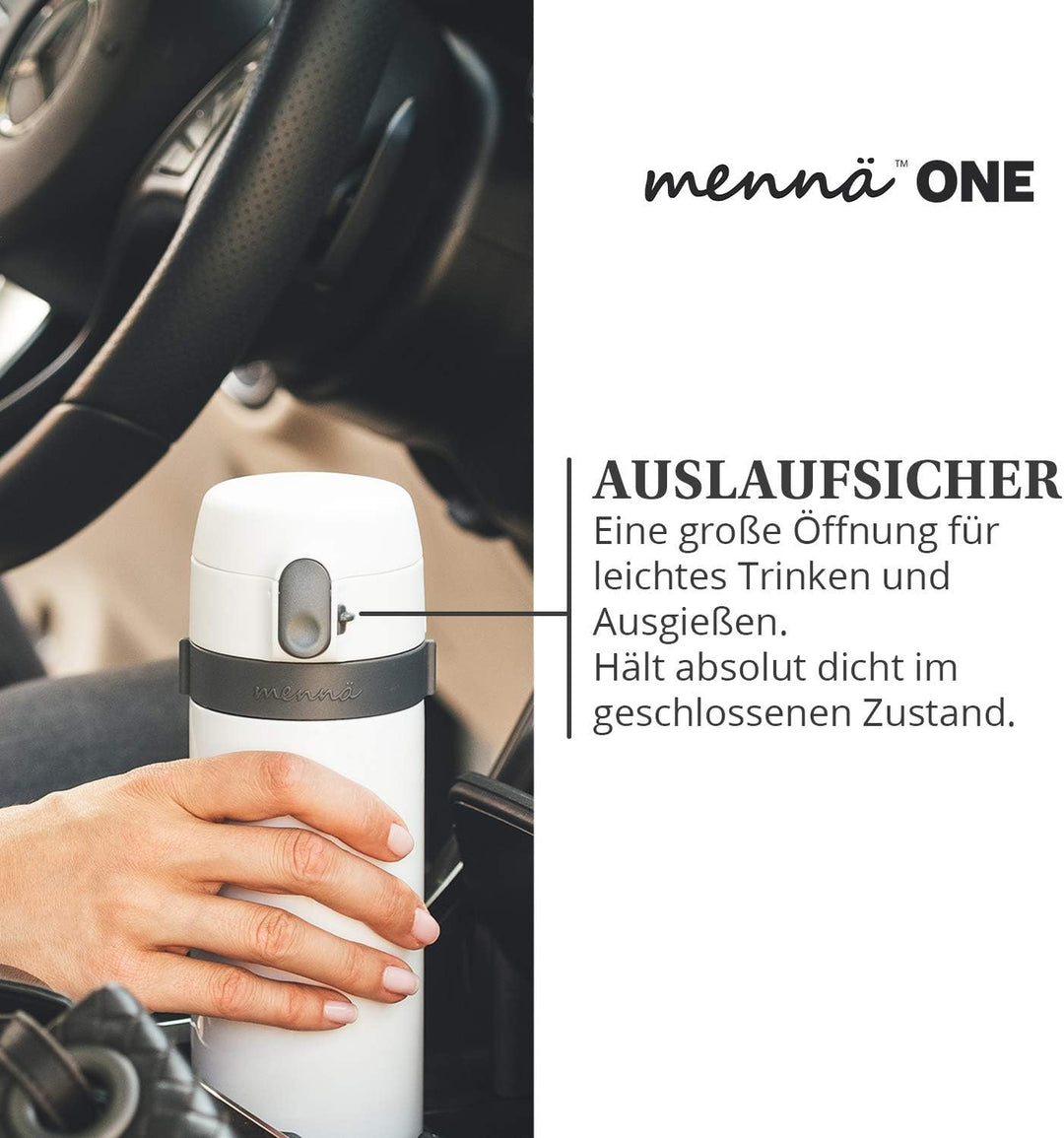 Coolinato mennä One Tee Thermobecher to go 375ml mit Teesieb individueller Start-Stopp Brühvorgang D