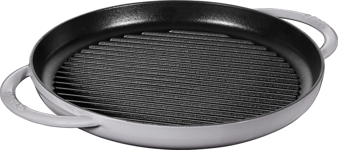Staub 40511-782-0 Grillpfanne, rund, 30 cm, Gusseisen, grau
