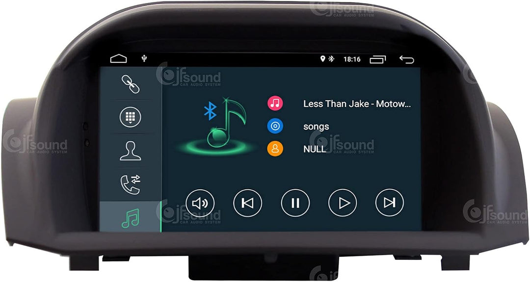 Costum fit Autoradio für Ford Fiesta 2013-16 Android GPS Bluetooth WiFi Dab USB Full HD Touchscreen