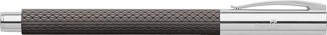 Faber-Castell 147052 - Füller Ambition OpArt Black Sand, Federbreite EF, inkl. Geschenkverpackung Bl