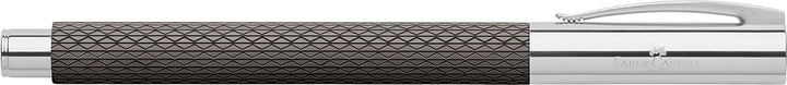 Faber-Castell 147052 - Füller Ambition OpArt Black Sand, Federbreite EF, inkl. Geschenkverpackung Bl