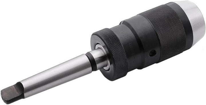 Senrise Schnellspannbohrfutter, selbstspannend, für CNC-Drehmaschinen/-Fräsen, Bohrmaschine, Schwarz