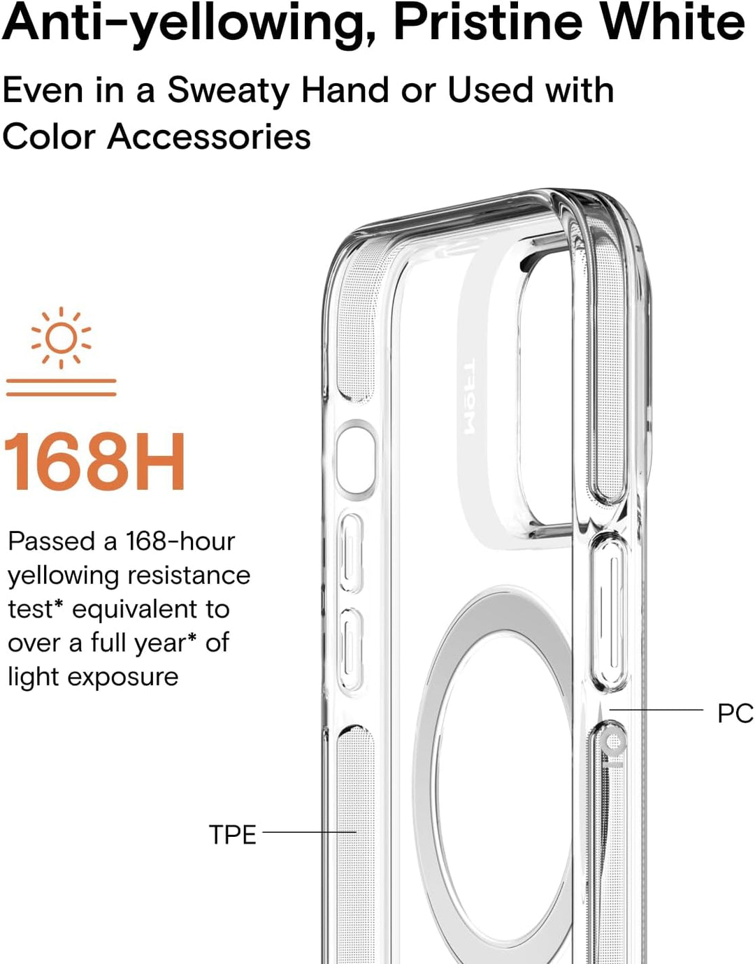 MOFT Magnetisch Hülle für iPhone 15 Pro mit MagSafe, Kompatibel mit MagSafe Wireless Zubehör, Vergil