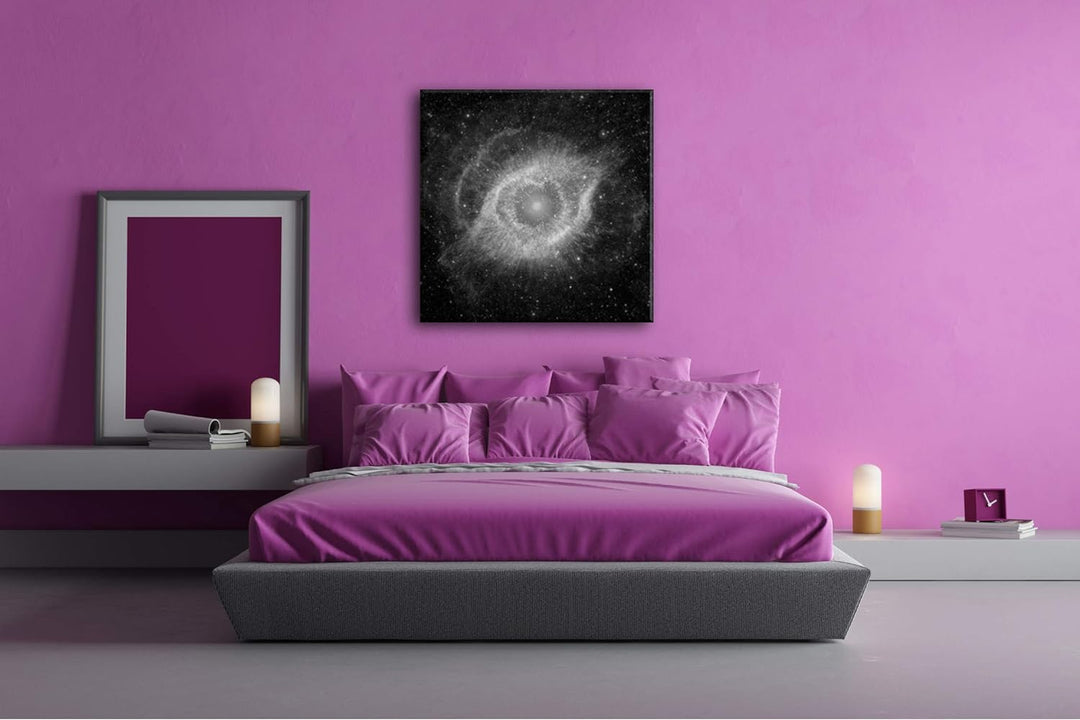 deyoli Überreste Einer Supernova Format: 70x70 Effekt: Schwarz&Weiss als Leinwandbild, Motiv fertig