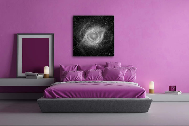 deyoli Überreste Einer Supernova Format: 70x70 Effekt: Schwarz&Weiss als Leinwandbild, Motiv fertig