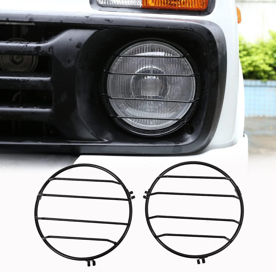 DIYUCAR 6 teile/satz Aluminiumlegierung Nebelscheinwerfer Hinten Schwanz Lampe Protector Rahmen Trim