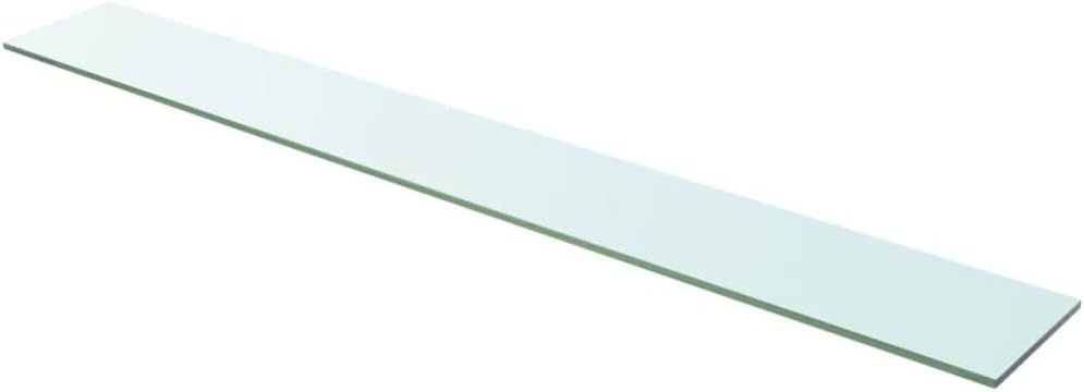 FIRBNUS 110x15x0,8 cm 2 STK. HĂ€ngeregal Glasregalboden Ablagen Regal Glas Schwebend fĂŒr Badezimmer W