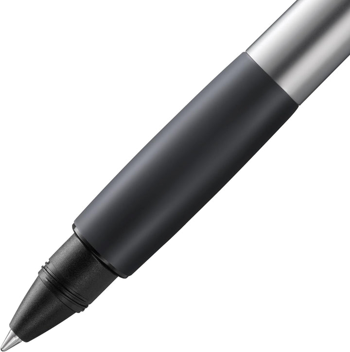 LAMY accent Tintenroller 396 – Rollpen aus Aluminium mit austauschbarem Griffstück aus Kautschuk und