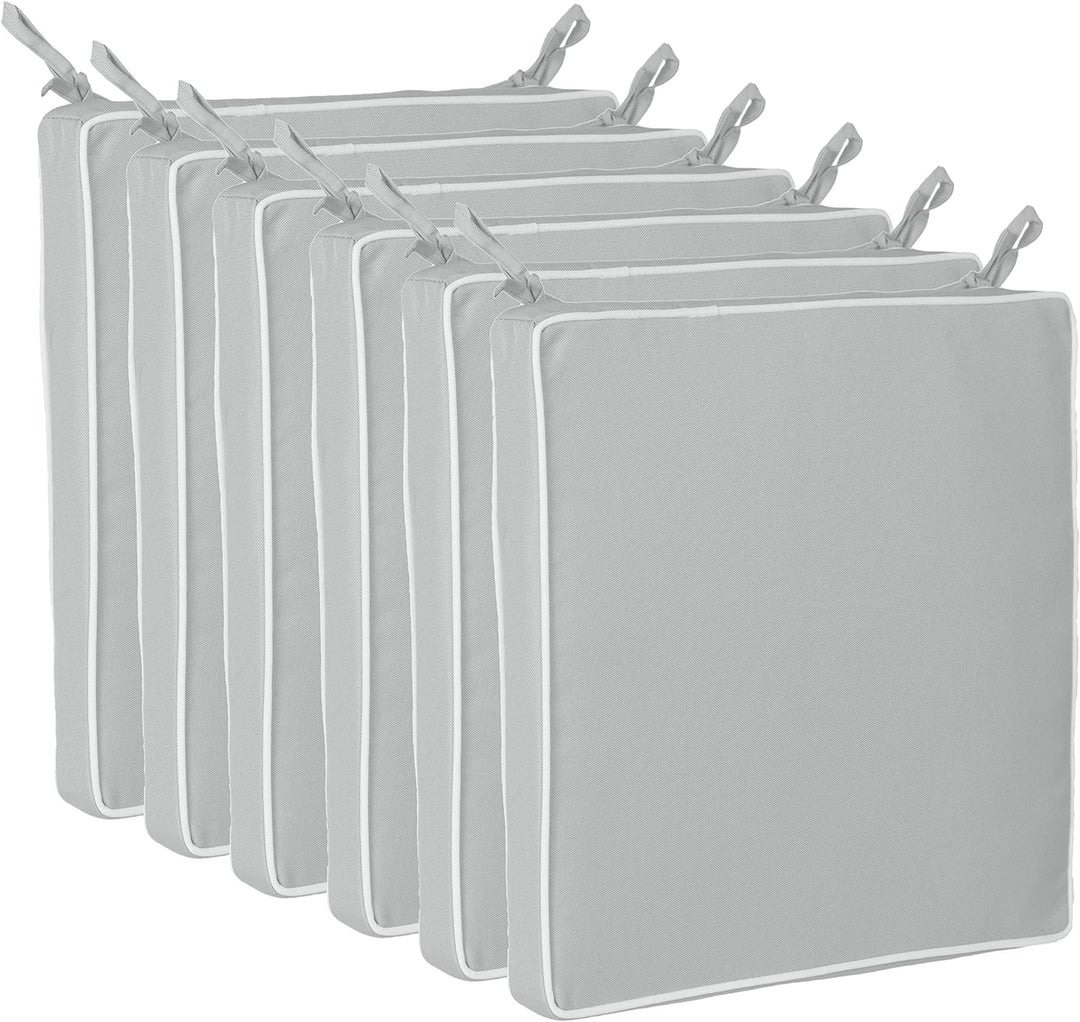 Brandsseller Outdoor Sitzkissen Kissen Dekokissen - Schmutz- und Wasserabweisend - 220 gr. Füllung -