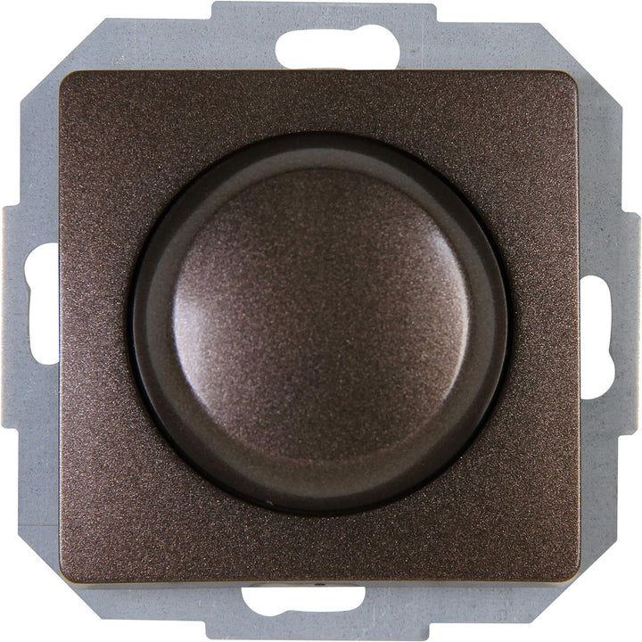 Kopp Paris Druck-Wechsel-Dimmer, Kombigerät, LED-Dimmer, für Glüh-Lampen, 230V Halogenlampen, Phasen