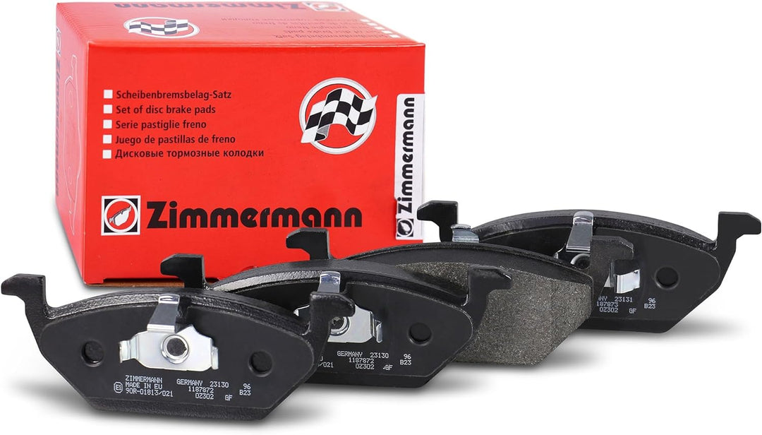 ZIMMERMANN 23130.195.1 Serie Bremsbeläge, vorne, inklusive Platte dämpfend
