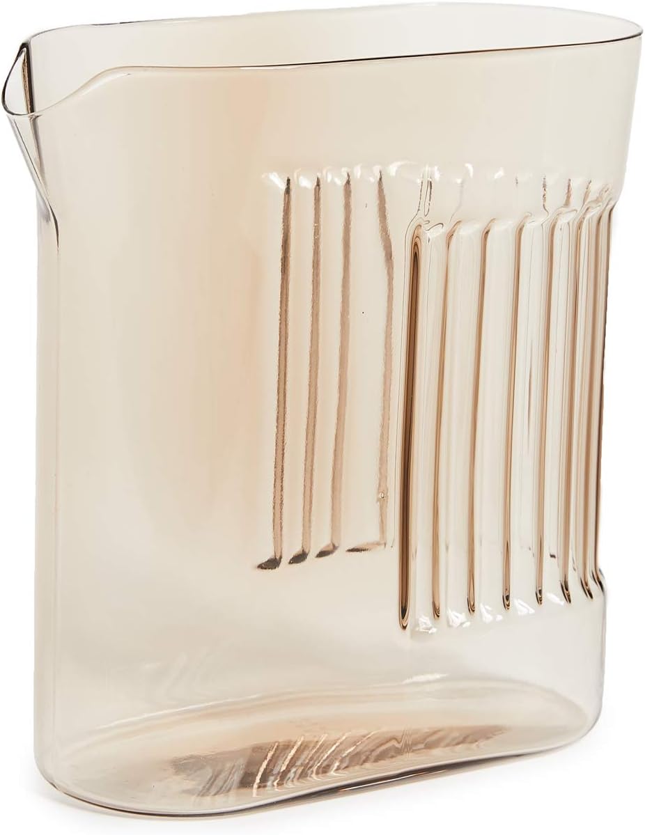 Areaware Ridge Kitchen Pitcher | Glas-Karaffe | Visibility (Smoke), Smoke