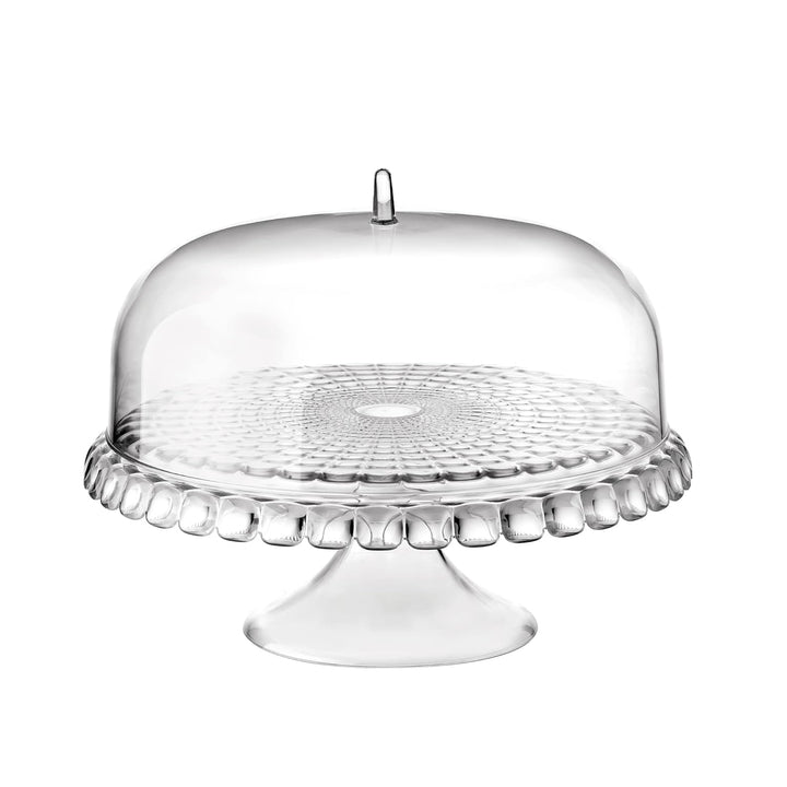 Guzzini - Tiffany, Tortenplatte Mit Fuss Und Haube - Transparent, Ø36 x h28 cm - 19940000, Transpare