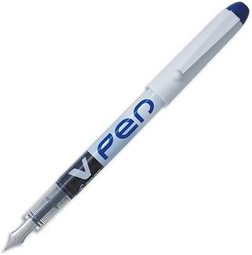 Pilot V-Pen Füllfederhalter (Einwegfüller) 12 Stück blau